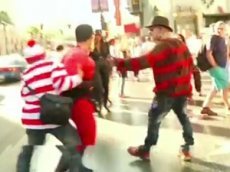 Чубакка и Фредди Крюгер остановили драку супергероев