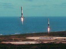 Маск опубликовал новое видео запуска сверхтяжелой ракеты Falcon Heavy