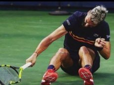 Истерика французского теннисиста в Вашингтоне