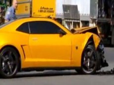 Незапланированное сценарием ДТП во время съемок "Трансформеры 3"