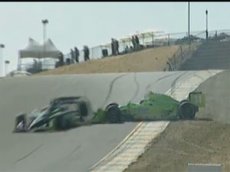 IRL IndyCar: Видео аварии Уилла Пауэра и Нельсона Филиппи