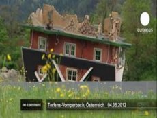 В Австрии построили перевернутый дом