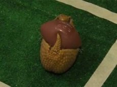 Броненосец играет в футбол