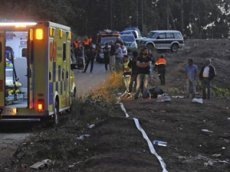 В Испании гонщик влетел в толпу зрителей