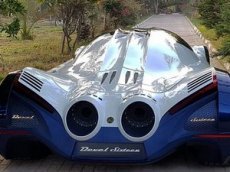 Разгон гиперкара Devel мощностью 5007 лошадиных сил