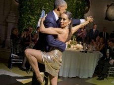 Обама станцевал танго на приеме у президента Аргентины