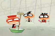 Три смешных уродца рекламируют возможности Adobe Acrobat