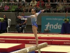 Камера сняла шокирующие падение 16-летней гимнастки на голову