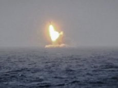 Запуск ракет «Булава» с подлодки «Юрий Долгорукий»