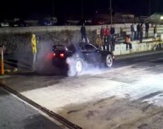 Toyota Supra на дрэг-рейсинге