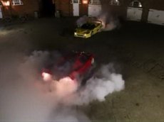 Отжиг на двух Ferrari F50 общей стоимостью 1,5 млн долларов