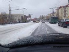 Снегоуборщик-убийца на улицах Петрозаводска