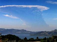 В Чили извержение вулкана вызвало землетрясения