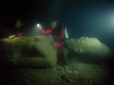 У берегов Египта обнаружен затонувший город