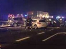 16 автомобилей столкнулись в Польше