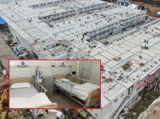 Госпиталь для больных коронавирусом построили в Ухане за 10 дней