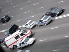 Женщина на Infinity сбила капитана ГИБДД