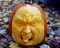 Скульптуры из тыквы Рэя Виллэфена