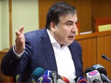 Саакашвили заговорил в Одессе на никому не известном языке