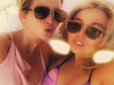 Иванка и Тиффани Трамп подверглись критике из-за видео в купальниках