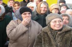 Во время крестного хода появилась радуга