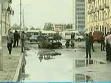 Взрыв в Грозном: любительская съемка