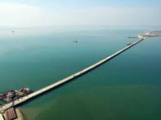 Новое видео строительства Керченского моста
