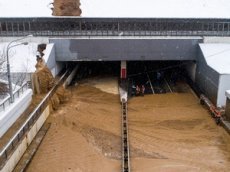 В Москве затопило Тушинский тоннель