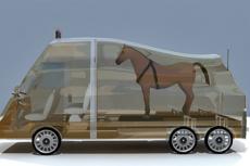 В новом экологичном автомобиле ездит бегущая лошадь