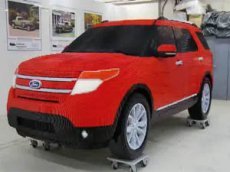 Ford Explorer собрали из конструктора LEGO