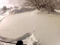 Фрирайдеры прославились, сумев спастись от снежных лавин