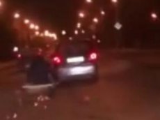 Гонка в чугунной ванне по дорогам Ростова взорвала соцсети