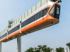 В Китае запустили сверхскоростной подвесной электропоезд