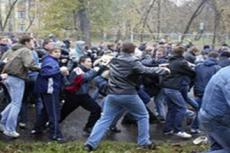 Массовая драка в Марьино с участием фанатов ЦСКА