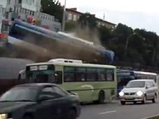 Крушение автобуса во Владивостоке