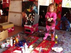 В Нью-Йорке проходит выставка картин … 4-летней художницы!