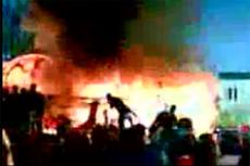 Пожар в эстонском парке развлечений