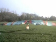 Махолет на человеческой тяге взлетел на несколько секунд