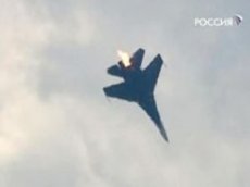 Видео крушения Су-27 в Жуковском