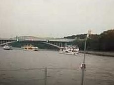 Столкновение теплоходов на Москве-реке