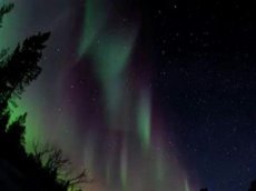 Северное сияние в Лапландии стали хитом Интернета