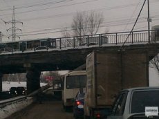 Обрушение виадука на Комсомольском шоссе