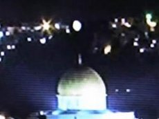 НЛО над мечетью Омара в Иерусалиме