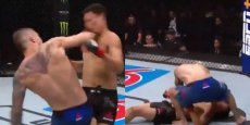 Страшный нокаут на турнире UFC: слабонервным лучше не смотреть!
