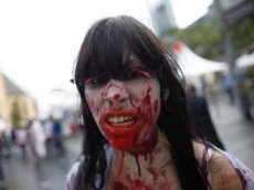 Парад зомби во Франкфурте