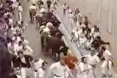 Испанец взял 10-летнего сына на забеги от разъяренных быков