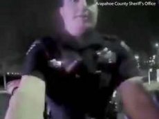 Убийство полицейского попало на видео