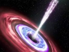 Чёрная дыра пожирает звезду