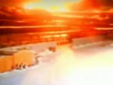 Последние секунды Ил-76 в Якутии