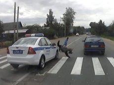 Полицейские сбили пешехода на «зебре»